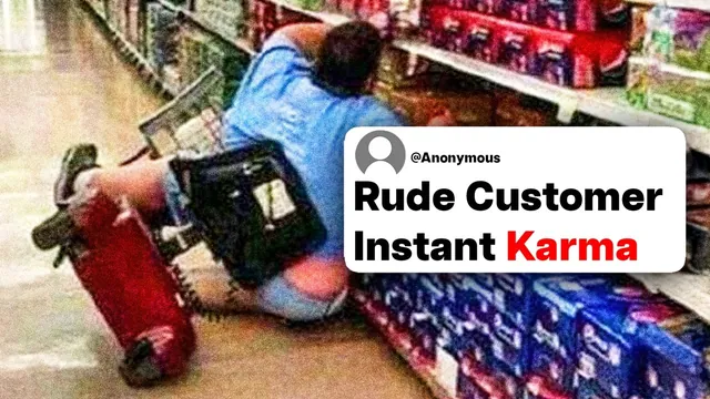 Thumbnail for the UnderSparked video: Retail Workers, What's The Best Instant Karma You've Seen a Rude Customer Get?