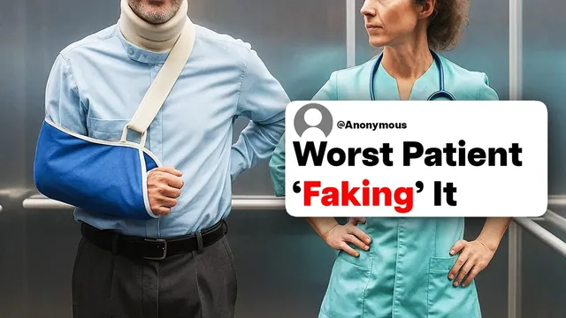 Thumbnail for the UnderSparked video: Doctors & Nurses, What Is The Most Obvious Case Of A Patient 'Faking It' You Have Ever Seen?