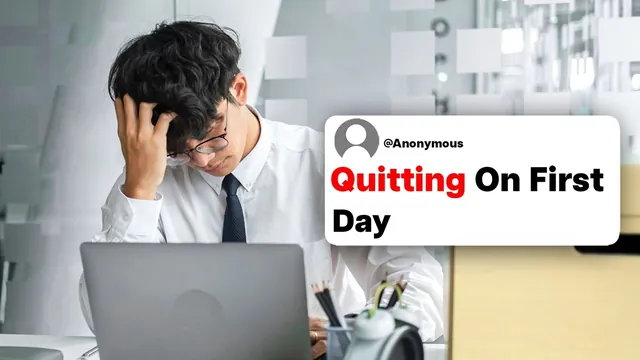 Thumbnail for the UnderSparked video: Employees Who Rage Quit Their Job On The First Day, What Was The Final Straw?