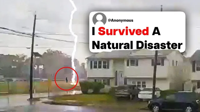 Thumbnail for the UnderSparked video: Survivors of Natural Disasters, What Was Your "Oh S#%T, This Is Real" Moment?