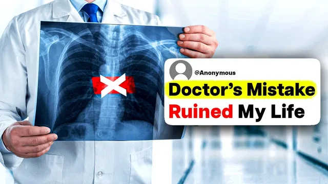 Thumbnail for the UnderSparked video: Patients, What's A Mistake A Doctor Made That Left You Dealing With It For The Rest Of Your Life?