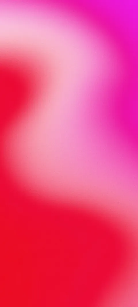 Soft grainy gradient with a winding pink ribbon through red, with magenta at the top.