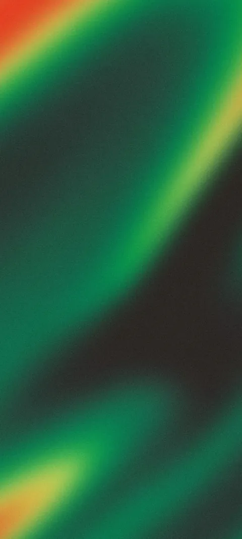 Soft grainy gradient with bright green streaks across a near-black background.